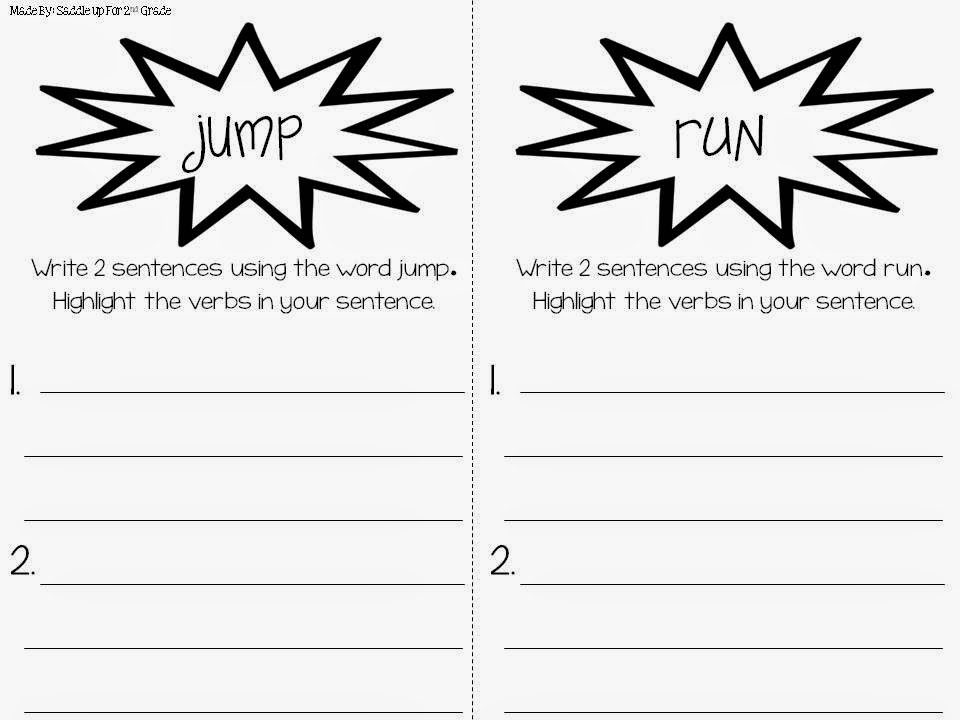 Verb Action Packed Booklet