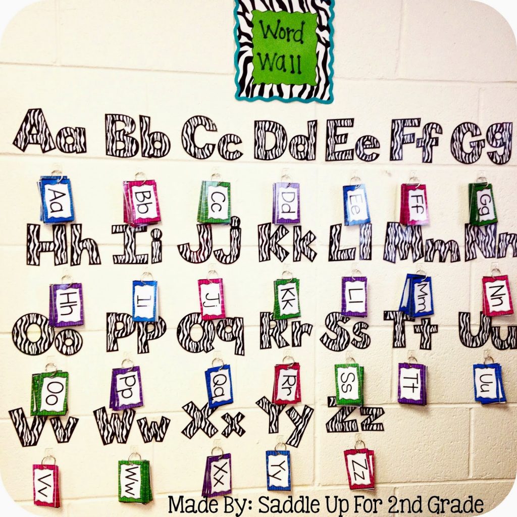 Interactive Word Wall By Saddle Up For 2nd Grade