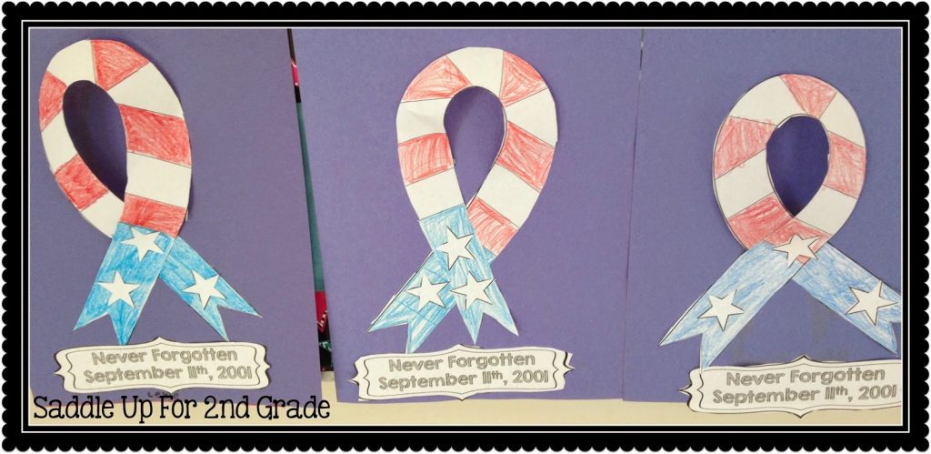 9/11 Memorial Ribbon FREEBIE by Saddle Up For 2nd Grade