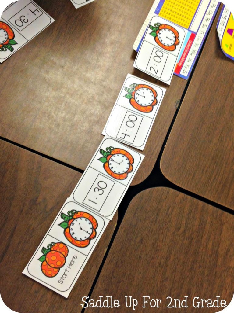 Pumpkin Time Domino Match by Saddle Up For 2nd Grade