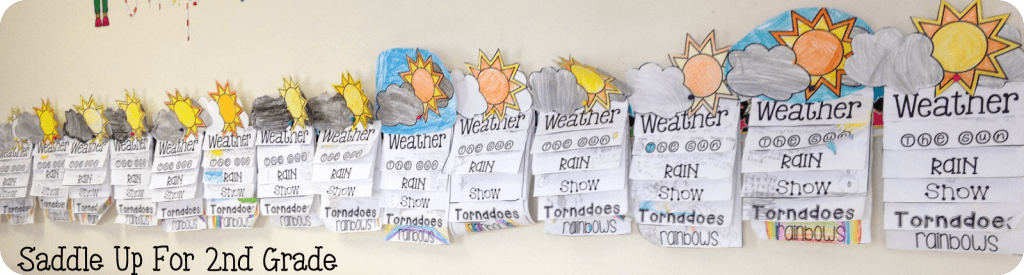 Weather Flip Books by Saddle Up For 2nd Grade