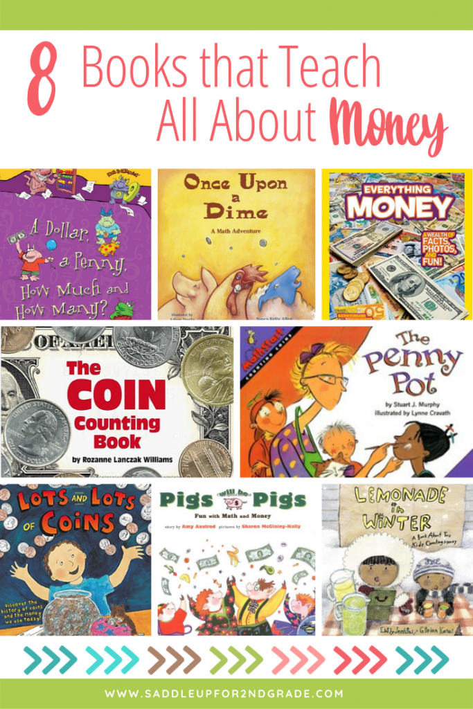 Check this post out for 8 books that you can use to tie in literature during your money unit. All books are suitable for primary grades. 