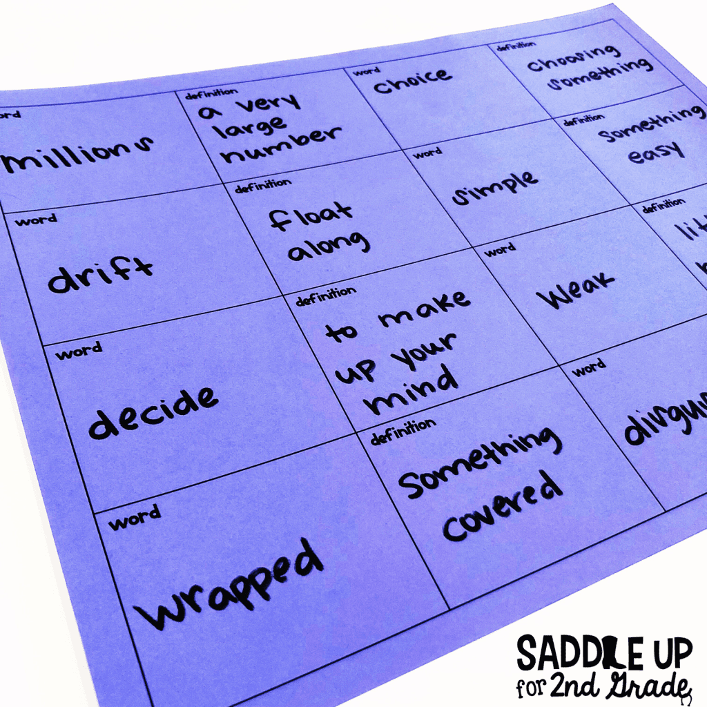 Vocabulary Games & Vocabulary Activities for Group & Partner Word