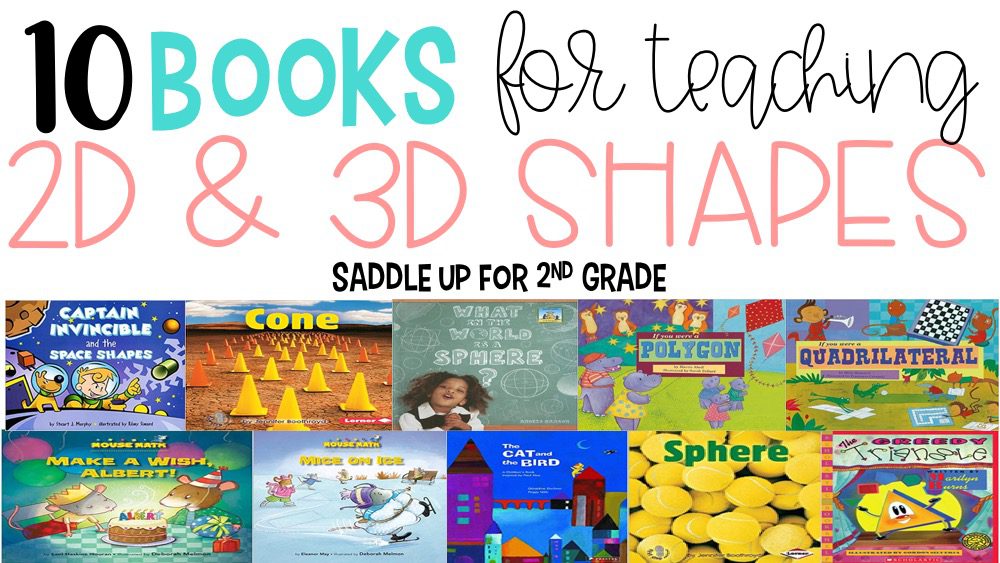 10 books for teaching geometry and shapes. 