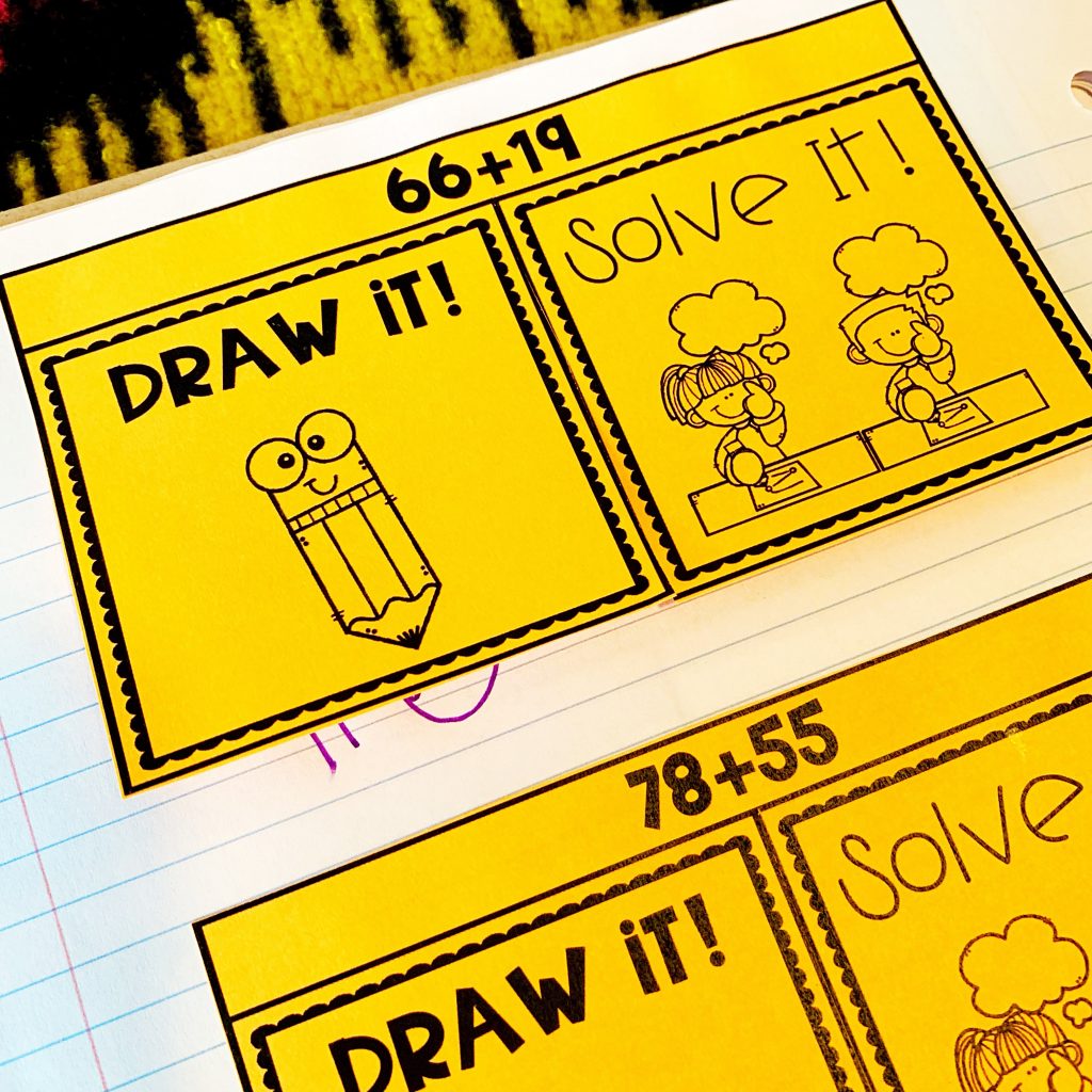 Draw it Solve it interactive notebook activity