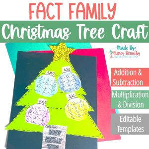 Fact Family Christmas Tree Craft