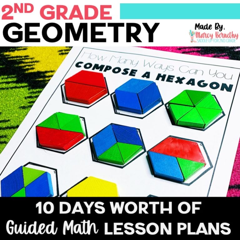 2D Shapes and 3D Shapes Lesson Plans Geometry 2nd Grade