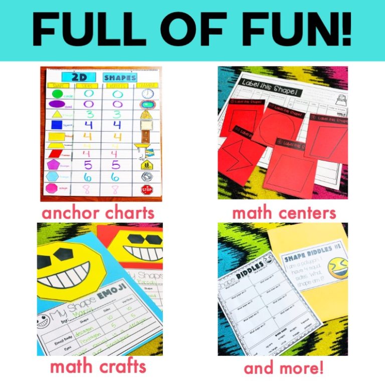 2D Shapes and 2D Shapes Lesson Plans Geometry 2nd Grade