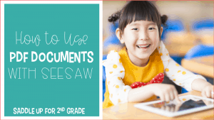 How to use PDF documents with SeeSaw