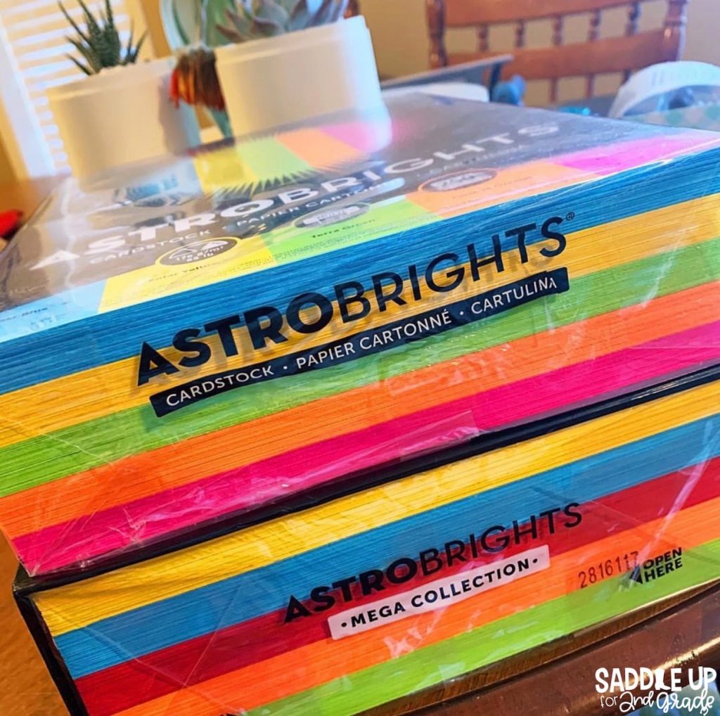 Astrobrights colored paper
