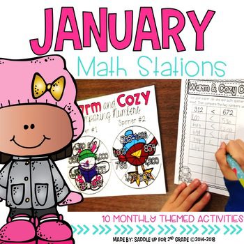Math Stations Bundle Offer - Saddle Up for 2nd Grade