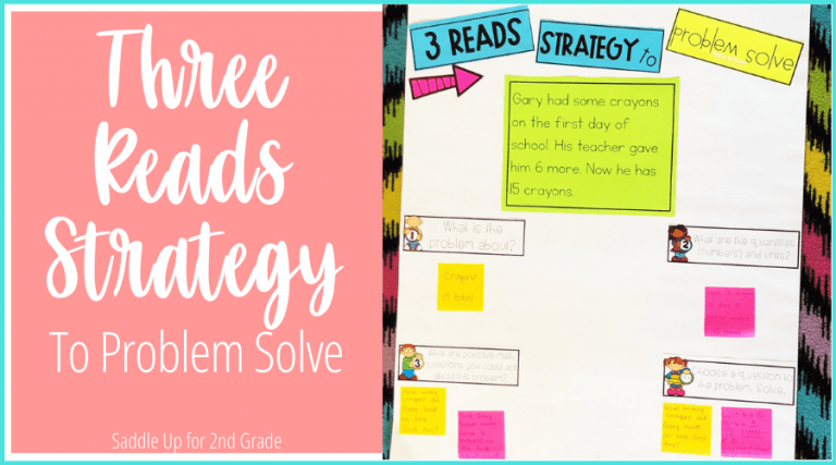 three reads strategy for problem solving