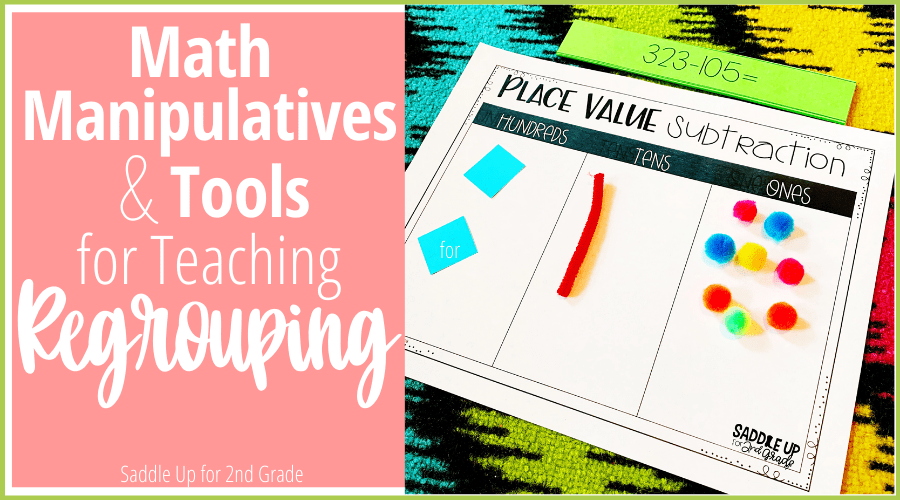 Using math manipulatives is a great hands-on learning strategy for students. Let's dive into how to do this with addition and subtraction with regrouping! 
