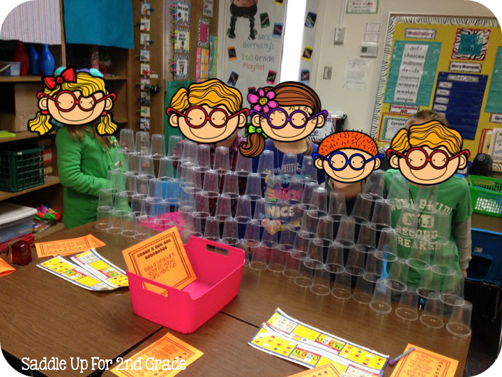 100th day stem activities 100 cup structure