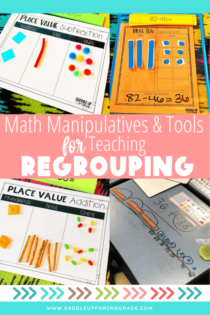 Teaching math using manipulatives is a great hands-on learning strategy for students. Let's dive into how to do this with regrouping! 