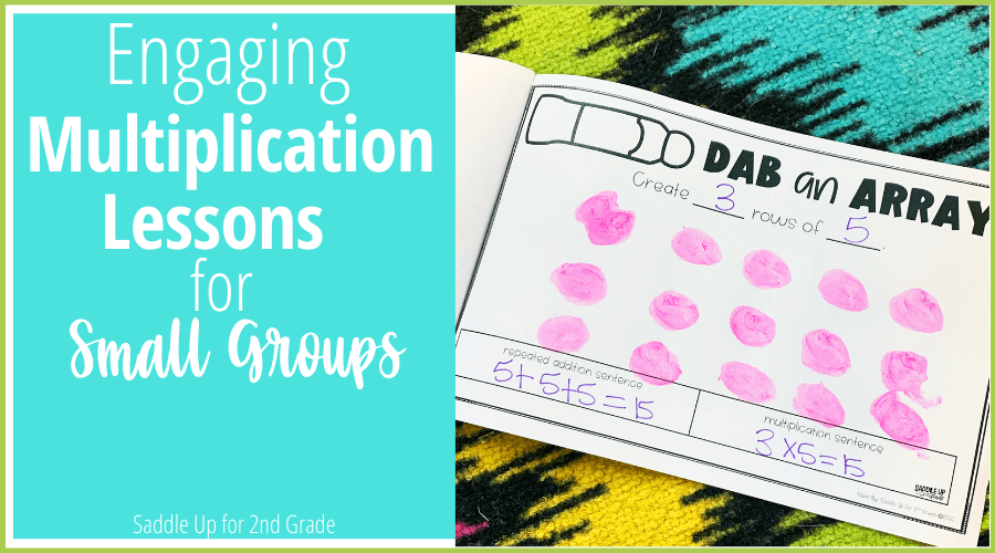 Engaging ideas for teaching multiplication with repeated addition and arrays.