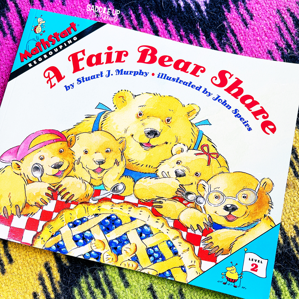 A fair bear share book about addition