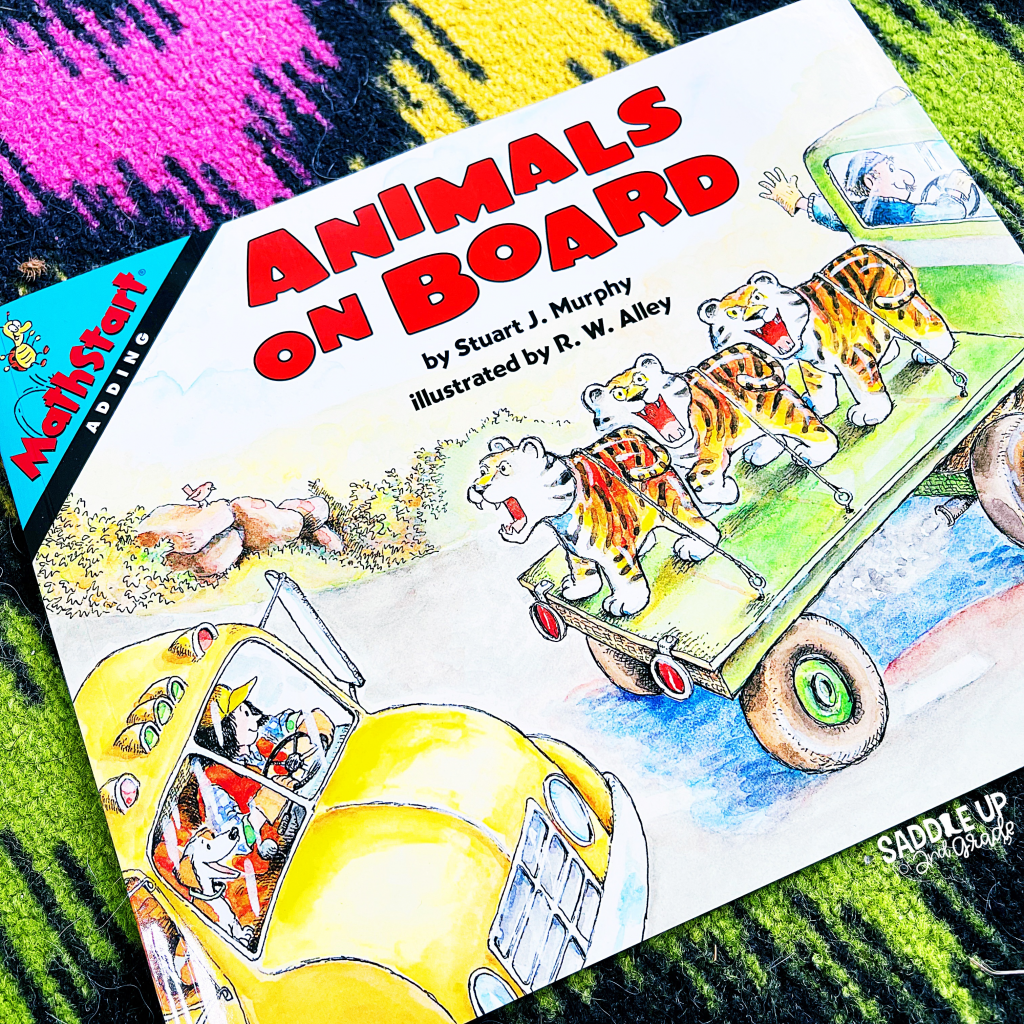 Animals on board addition book