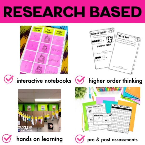 Number Sense Activities and Games for First Grade