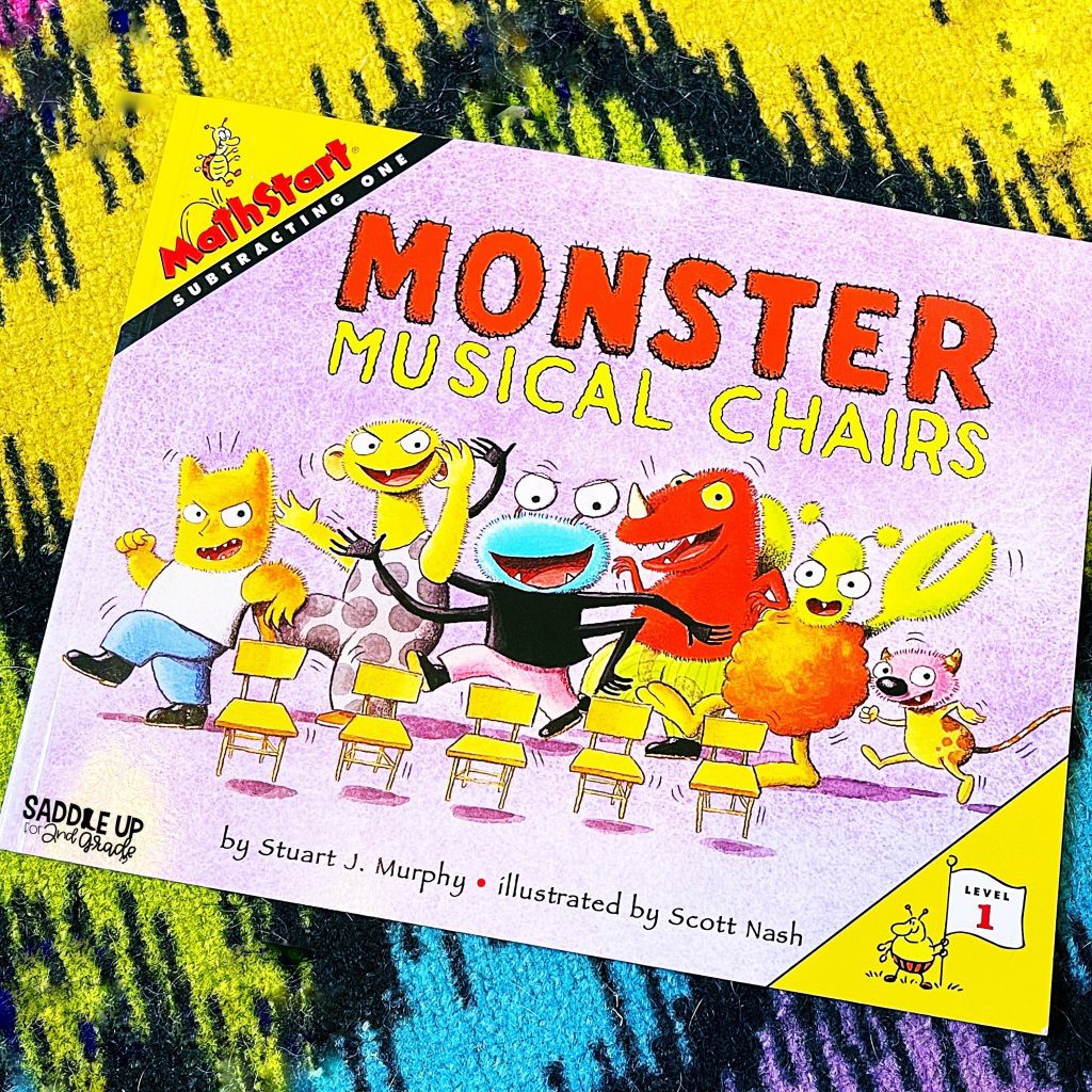 Monster musical chairs subtraction read aloud