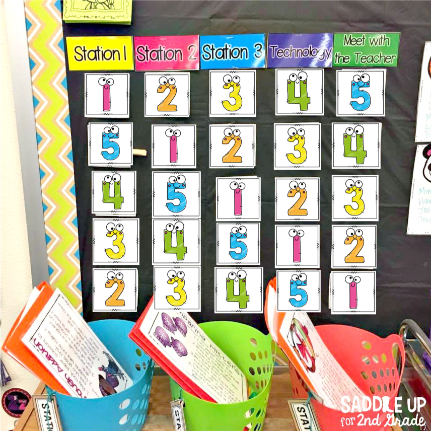 Math Station Example Board