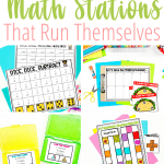 Math stations for 2nd grade