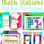 Math Stations for 2nd grade