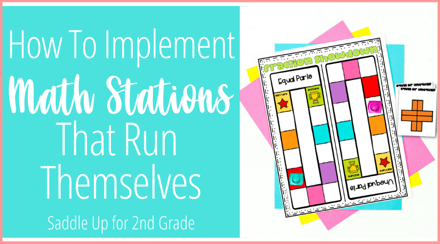 Math stations for 2nd grade