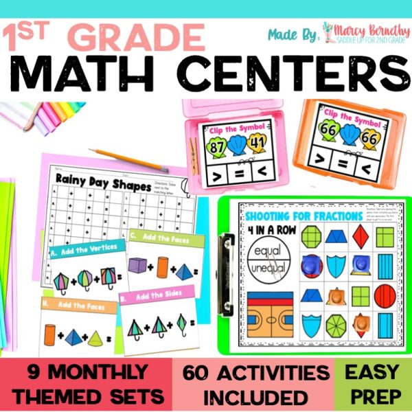 1st Grade Math Centers