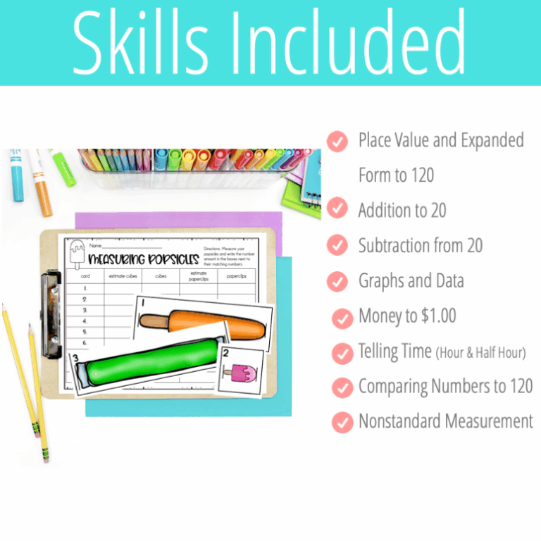 May Math Centers Activities for 1st Grade | End of Year Math Activities