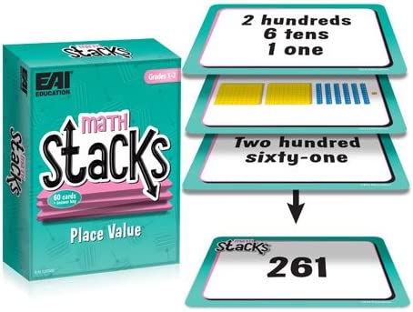 Math Stacks place value manipulative game