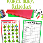 drop and graph winter math activities