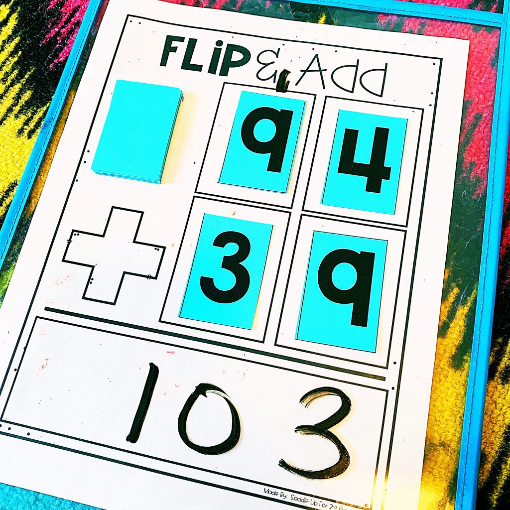Flip and Add Addition with Regrouping games