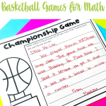 March mathness basketball games for math
