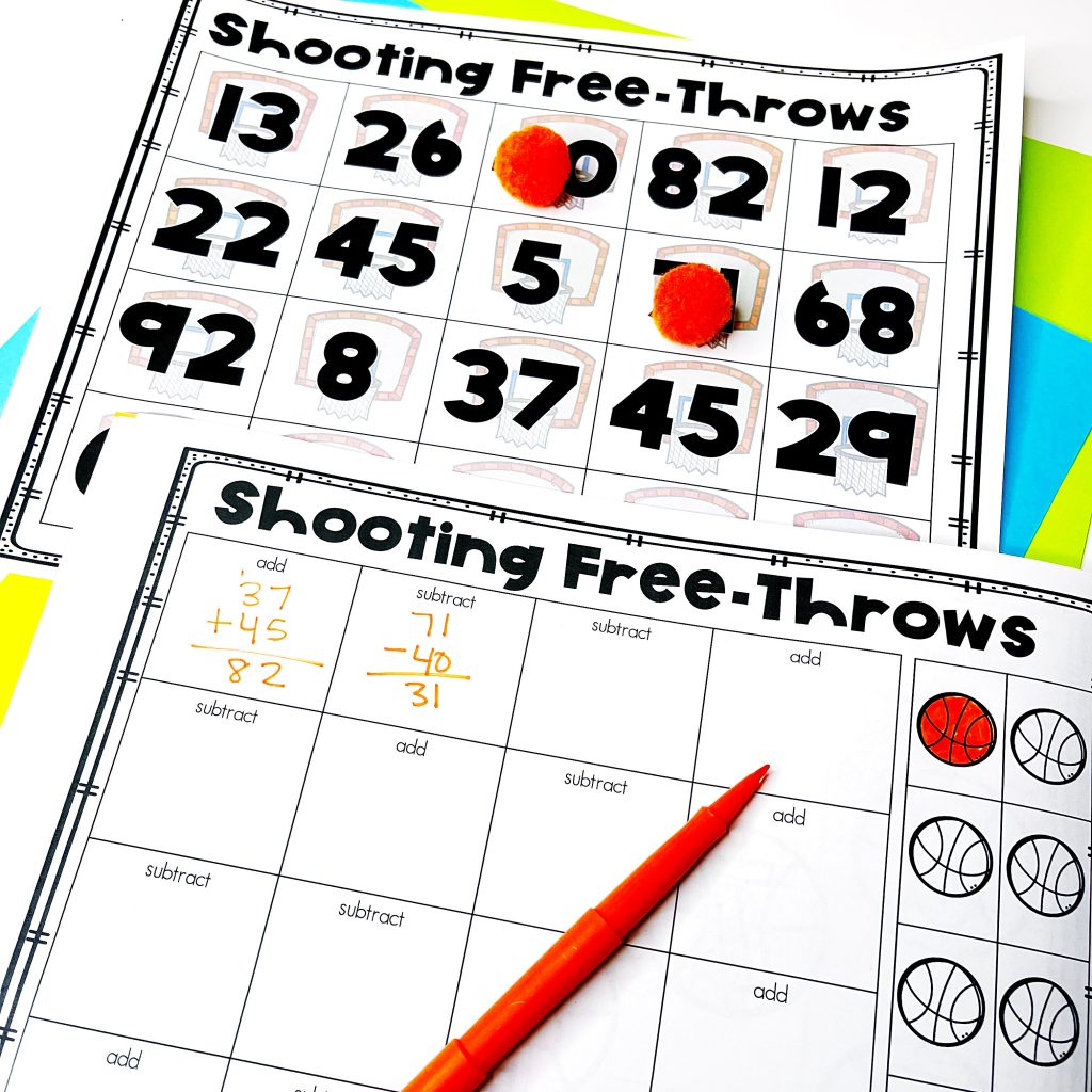Free throw March mathness game