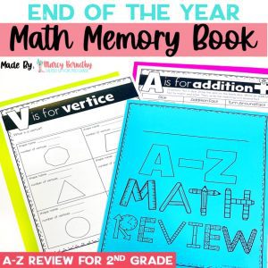 Math Memory Book End Of Year Activities 2nd Grade