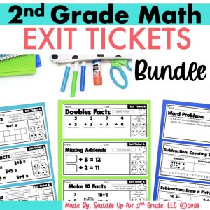 2nd grade math exit tickets