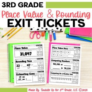 Place Value Rounding Exit Tickets