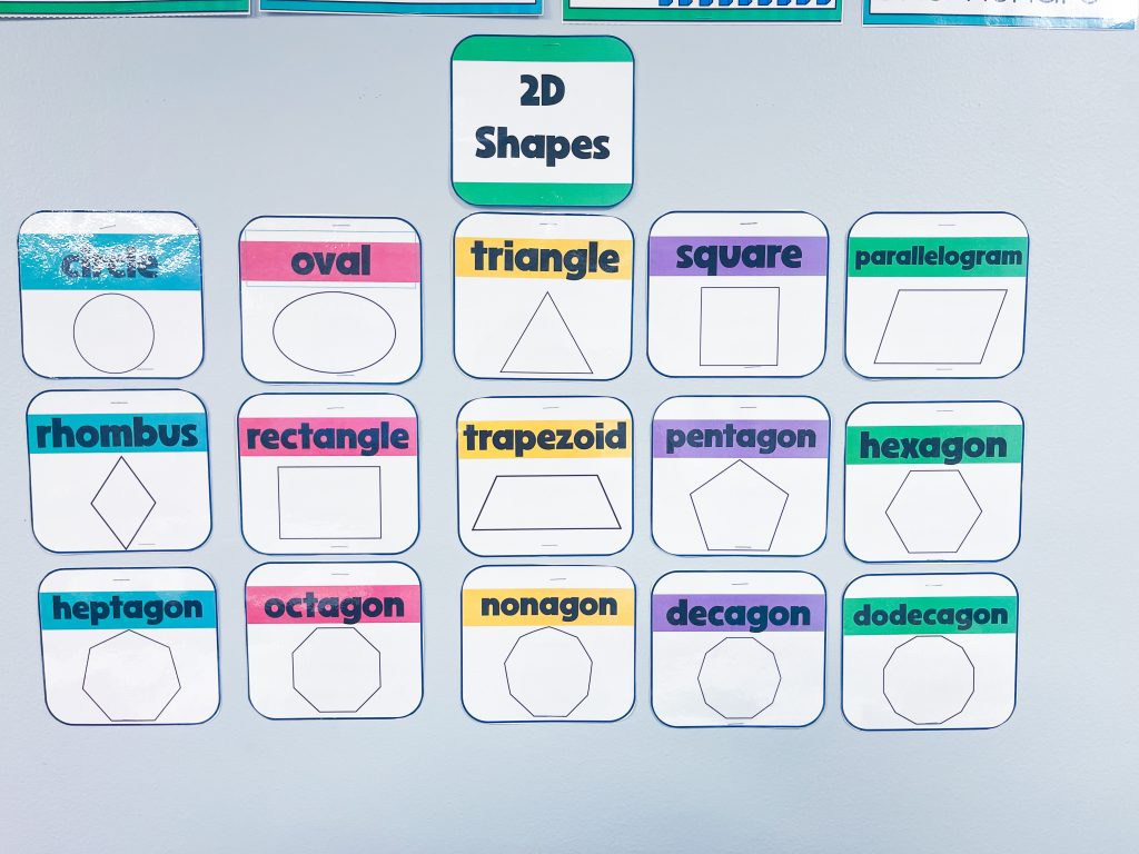 2D shape posters