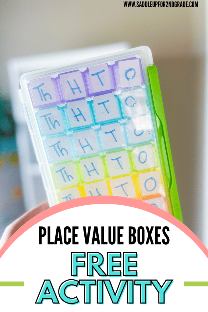 place value boxes
