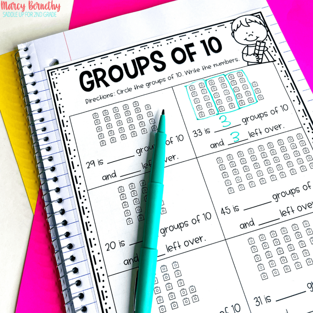 Groups of ten activity