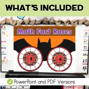Halloween Multiplication and Division Math Games