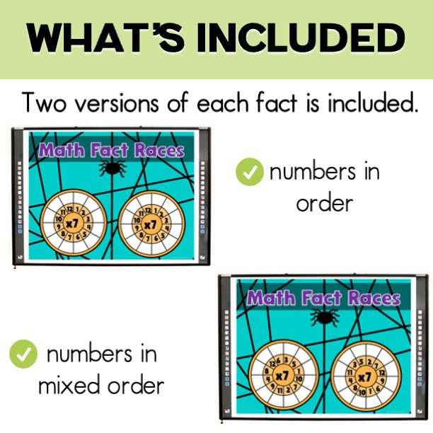 Halloween Multiplication and Division Math Games