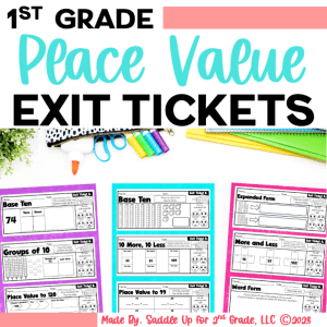 Place Value Exit Tickets for Easy Assessments