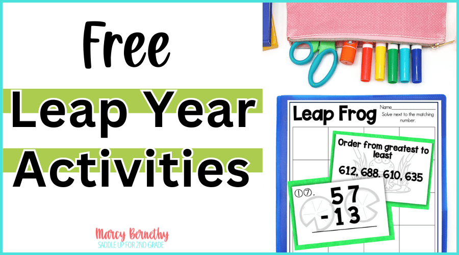 free leap year math activities 