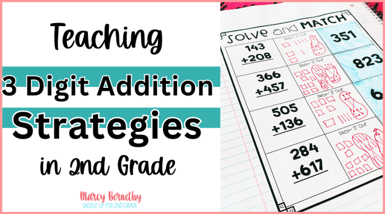 teaching 3 digit addition strategies