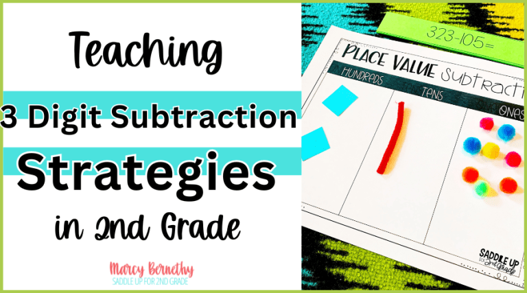 teaching 3 digit subtraction strategies