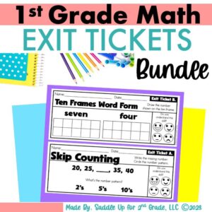 1st grade exit tickets