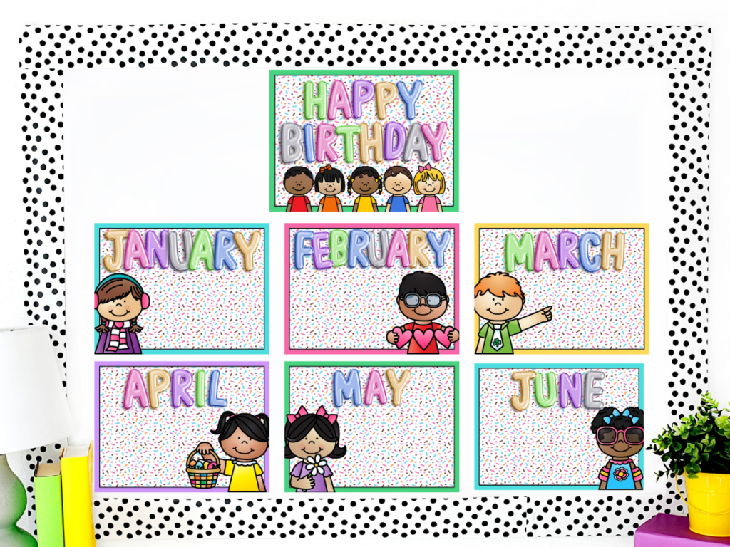 student birthday chart