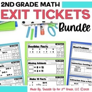 The Ultimate Set of 2nd Grade Math Exit Tickets